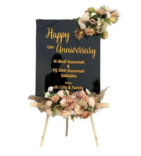 Papan Bunga Akrilik Bakung