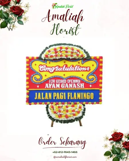 Sewa Papan Bunga Bakung